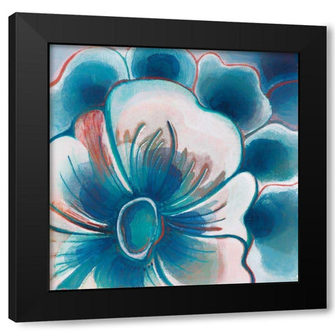 Iteration Black Modern Wood Framed Art Print by Damen, Sue