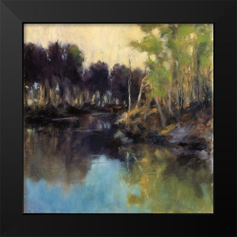 Quiet Settles In Black Modern Wood Framed Art Print by Ealley, Doug