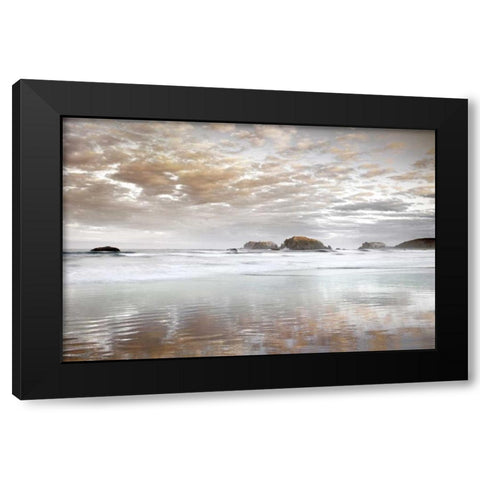 Sunrise Reflections Black Modern Wood Framed Art Print by Frates, Dennis