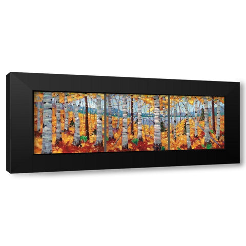 Border View Black Modern Wood Framed Art Print by Forsyth, Graham