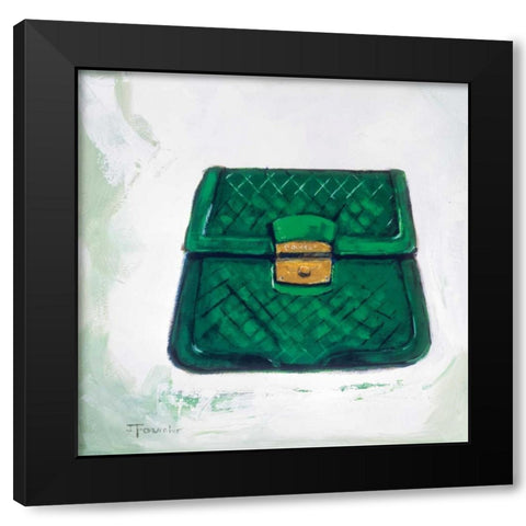 Take Me To Paris Black Modern Wood Framed Art Print by Fournier, Joyce