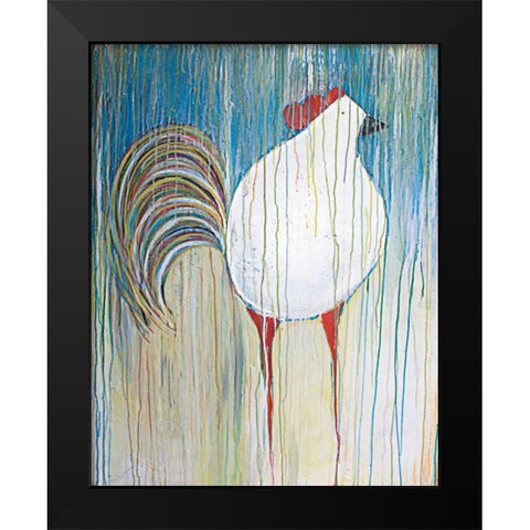 Morning Glory I Black Modern Wood Framed Art Print by Fortson, Kathryn