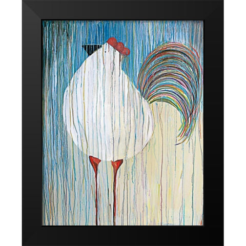 Morning Glory II Black Modern Wood Framed Art Print by Fortson, Kathryn