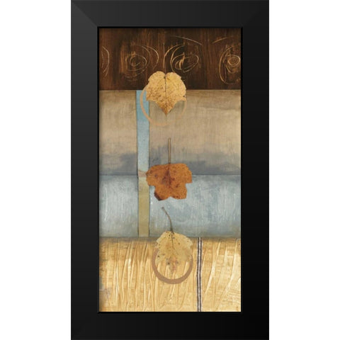 Free Fall I Black Modern Wood Framed Art Print by Fields, Laurie