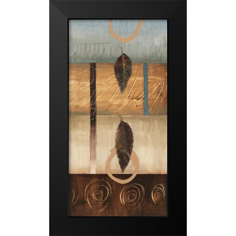 Free Fall II Black Modern Wood Framed Art Print by Fields, Laurie