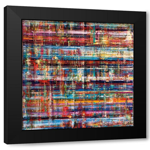 Windthread I Black Modern Wood Framed Art Print by Gutierrez, Hilario