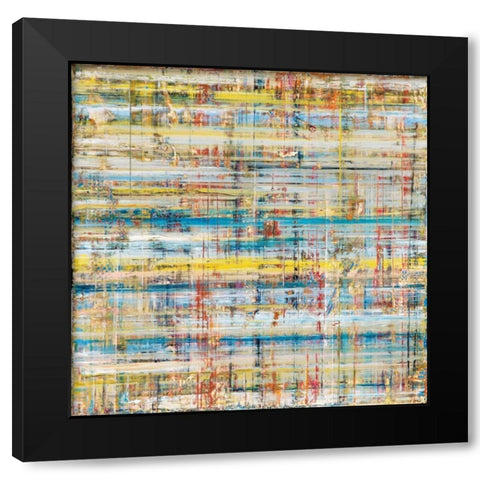 Windthread II Black Modern Wood Framed Art Print by Gutierrez, Hilario