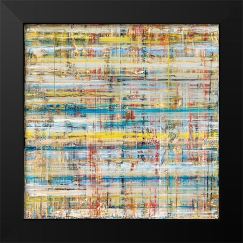Windthread II Black Modern Wood Framed Art Print by Gutierrez, Hilario