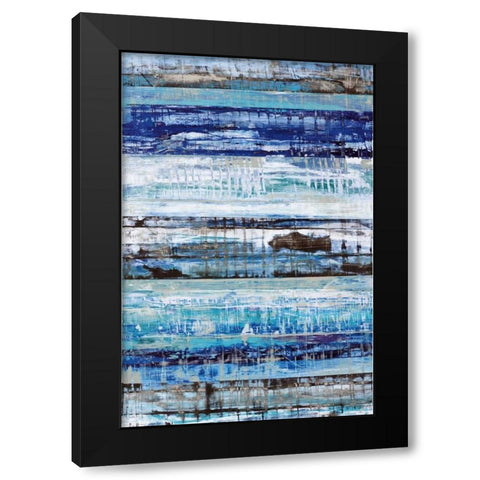 Cloud Rush Black Modern Wood Framed Art Print with Double Matting by Gutierrez, Hilario