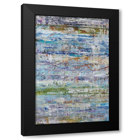 Windsound Black Modern Wood Framed Art Print with Double Matting by Gutierrez, Hilario