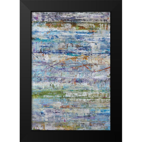 Windsound Black Modern Wood Framed Art Print by Gutierrez, Hilario