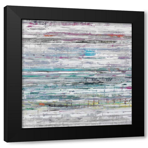 Land Drift Black Modern Wood Framed Art Print with Double Matting by Gutierrez, Hilario