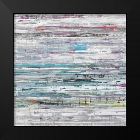 Land Drift Black Modern Wood Framed Art Print by Gutierrez, Hilario
