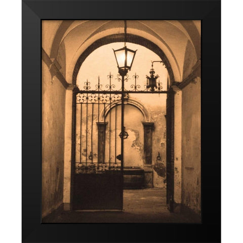 Bella Siena Black Modern Wood Framed Art Print by Gilboa, Marina Drasnin