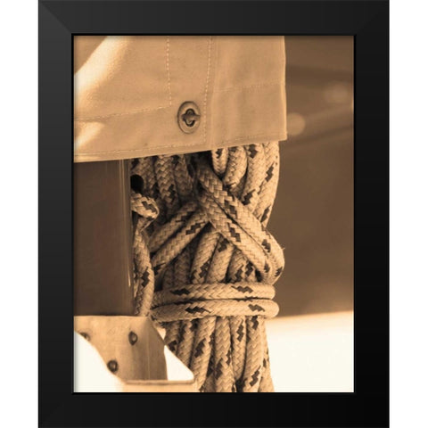 The Drasnin Nautical Series II Black Modern Wood Framed Art Print by Gilboa, Marina Drasnin
