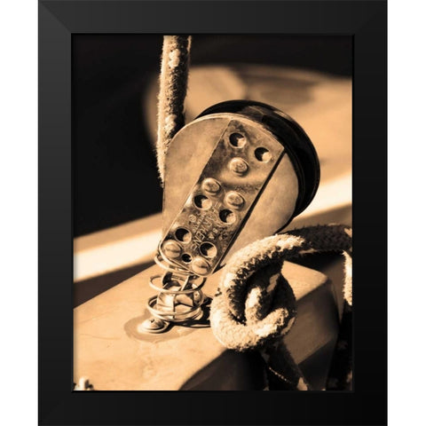The Drasnin Nautical Series III Black Modern Wood Framed Art Print by Gilboa, Marina Drasnin