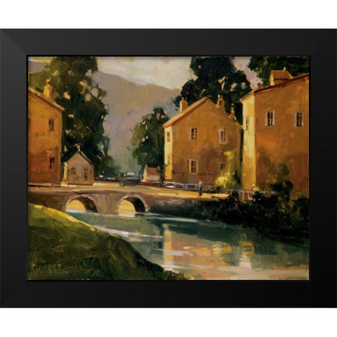 English Morning Black Modern Wood Framed Art Print by Goerschner, Ted