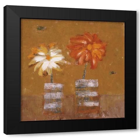 Friendship Black Modern Wood Framed Art Print with Double Matting by Gojanovic, Zivana