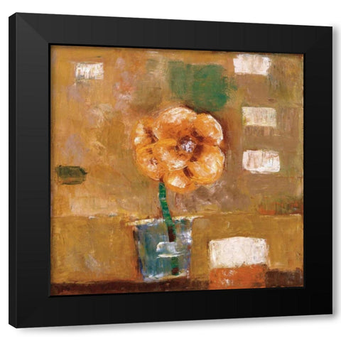 Top of the Morning Black Modern Wood Framed Art Print with Double Matting by Gojanovic, Zivana