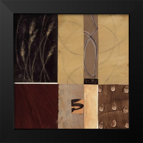 My Field II Black Modern Wood Framed Art Print by Hess, Gretchen