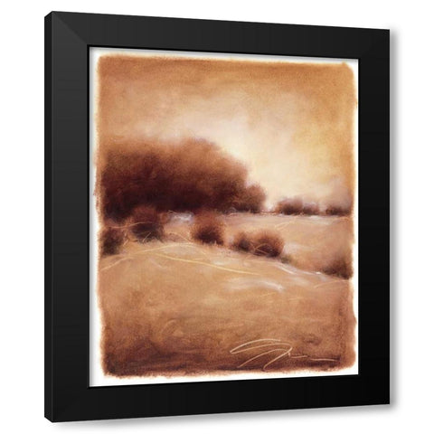 Hill Side IV Black Modern Wood Framed Art Print with Double Matting by Hess, Gretchen
