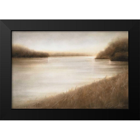Lost Lagoon Black Modern Wood Framed Art Print by Hess, Gretchen