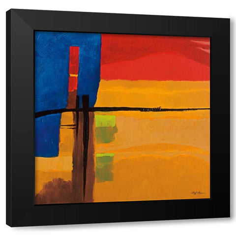 Somber Season III Black Modern Wood Framed Art Print by Hager, Geoff