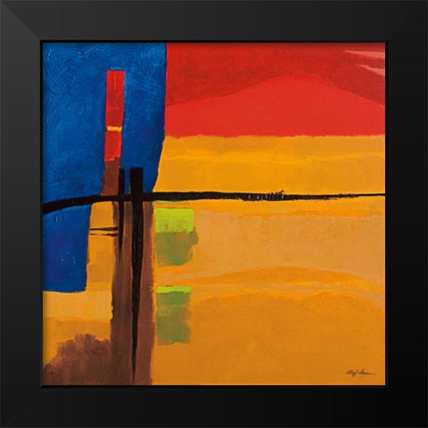 Somber Season III Black Modern Wood Framed Art Print by Hager, Geoff