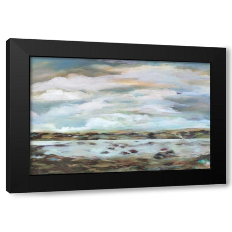 Light Touch Black Modern Wood Framed Art Print with Double Matting by Hickman, G.A.