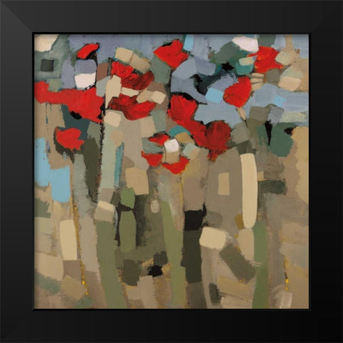 Splash of Delight I Black Modern Wood Framed Art Print by Harwood, Jennifer