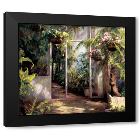Atriums First Light I Black Modern Wood Framed Art Print by Hali