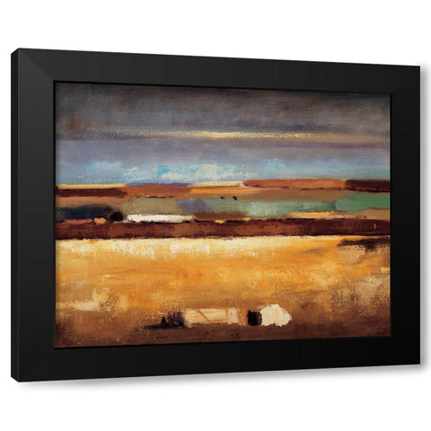 Nightfall Black Modern Wood Framed Art Print by Izquierdo, Santiago