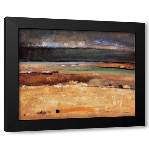 Stormy Day Black Modern Wood Framed Art Print by Izquierdo, Santiago