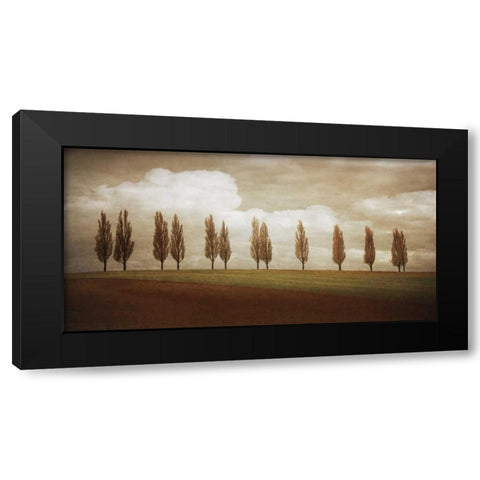 Before the Valley Black Modern Wood Framed Art Print with Double Matting by Jacks, Heather