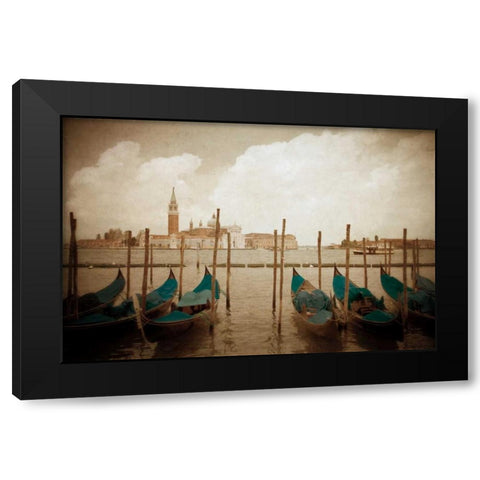 Venezia I Black Modern Wood Framed Art Print with Double Matting by Jacks, Heather