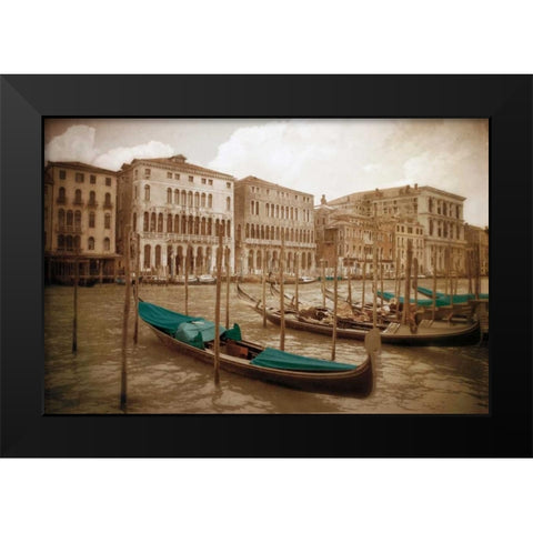Venezia II Black Modern Wood Framed Art Print by Jacks, Heather