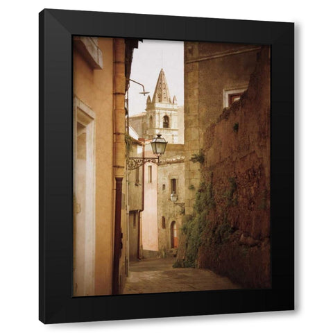 Forza DArgo Alleyway I Black Modern Wood Framed Art Print with Double Matting by Jacks, Heather