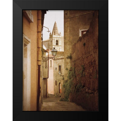 Forza DArgo Alleyway I Black Modern Wood Framed Art Print by Jacks, Heather