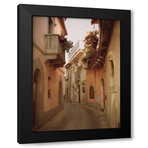 Forza DArgo Alleyway II Black Modern Wood Framed Art Print by Jacks, Heather