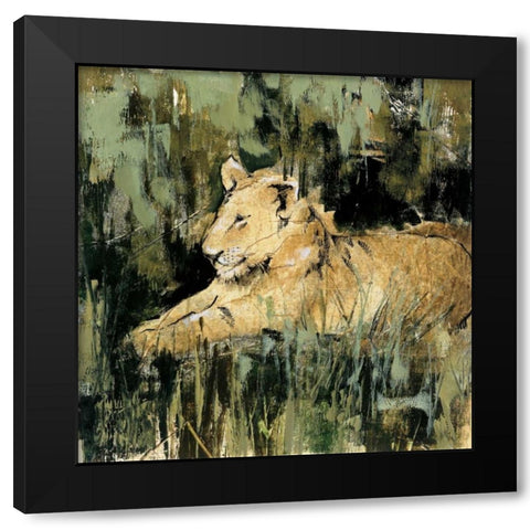 Heart of the Jungle IV Black Modern Wood Framed Art Print by Jardine, Liz