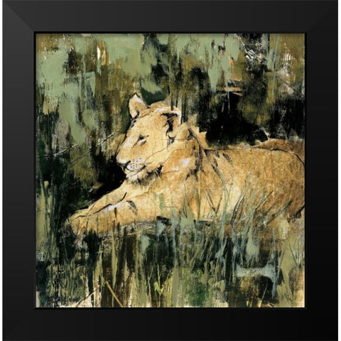 Heart of the Jungle IV Black Modern Wood Framed Art Print by Jardine, Liz