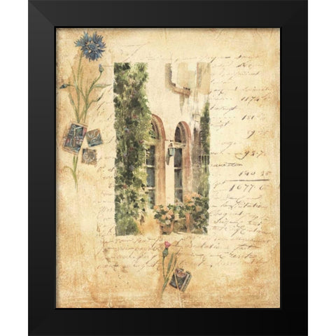 Country Wildflowers I Black Modern Wood Framed Art Print by Jardine, Liz