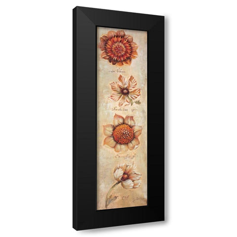 Tangerine Dream I Black Modern Wood Framed Art Print by Jardine, Liz