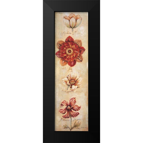 Tangerine Dream II Black Modern Wood Framed Art Print by Jardine, Liz