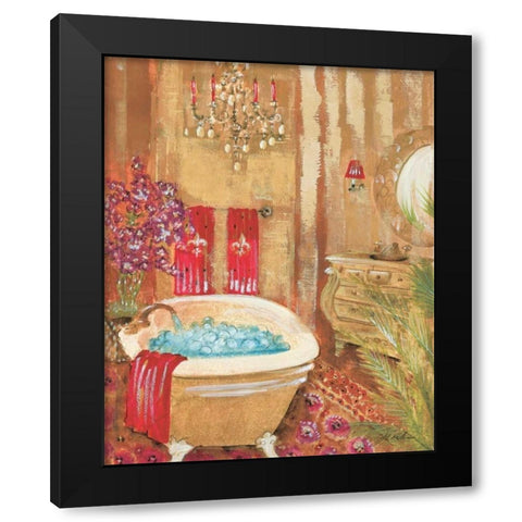 Hidden Oasis IV Black Modern Wood Framed Art Print with Double Matting by Jardine, Liz