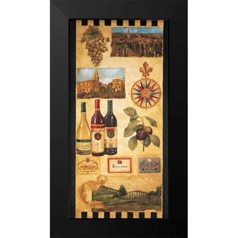 Wine Country I Black Modern Wood Framed Art Print by Jardine, Liz