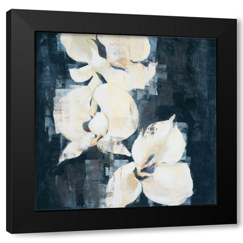 Shadow Orchids II Black Modern Wood Framed Art Print with Double Matting by Jardine, Liz