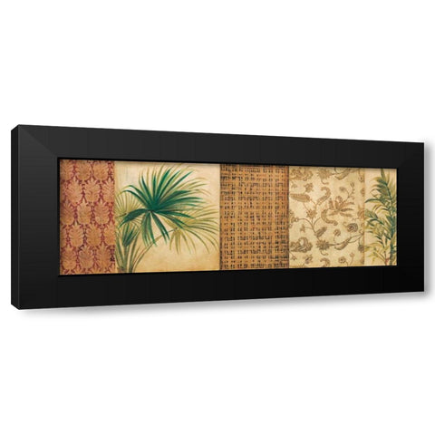 Palm Song I Black Modern Wood Framed Art Print with Double Matting by Jardine, Liz
