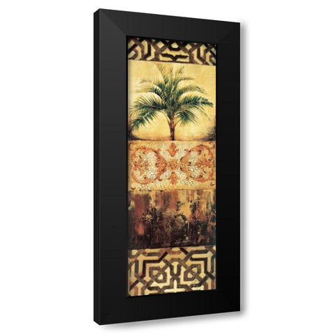 Palm Manuscripts I Black Modern Wood Framed Art Print by Jardine, Liz