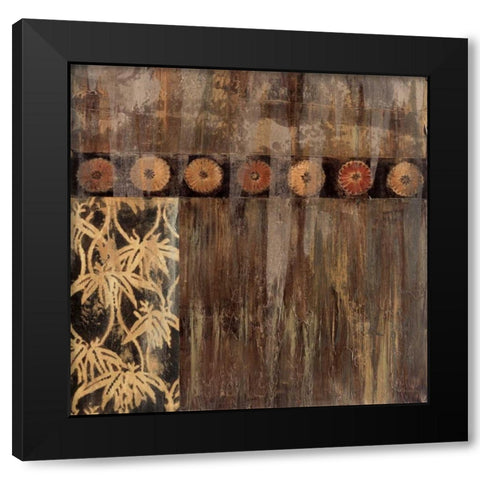 Asian Eyes II Black Modern Wood Framed Art Print by Jardine, Liz